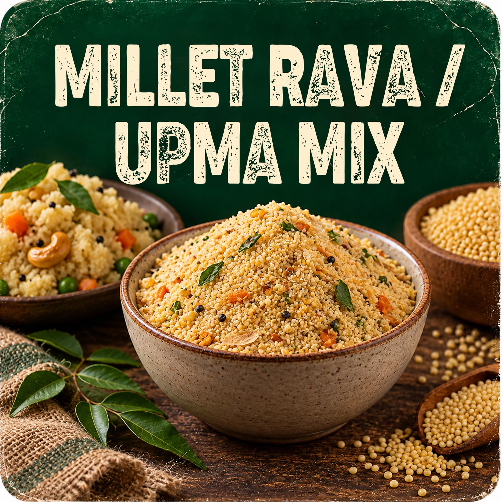 Millet rava/upma mix